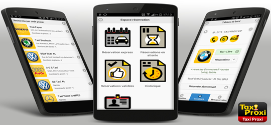 Votre application mobile taxi