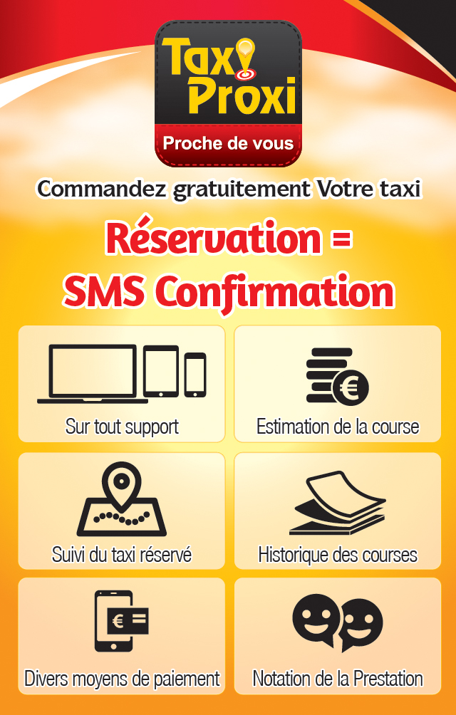 Taxi Proxi - Le taxi le plus proche de vous